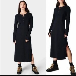 Sweaty Betty Black Long Sleeve Dress